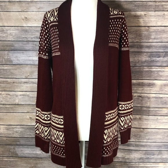 Staccato Sweaters - Staccato - Red / White Cardigan - Small